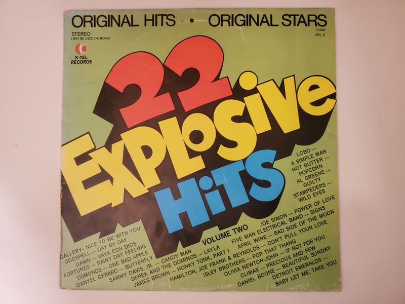 Various Artists 22 Explosive Hits vinyl record